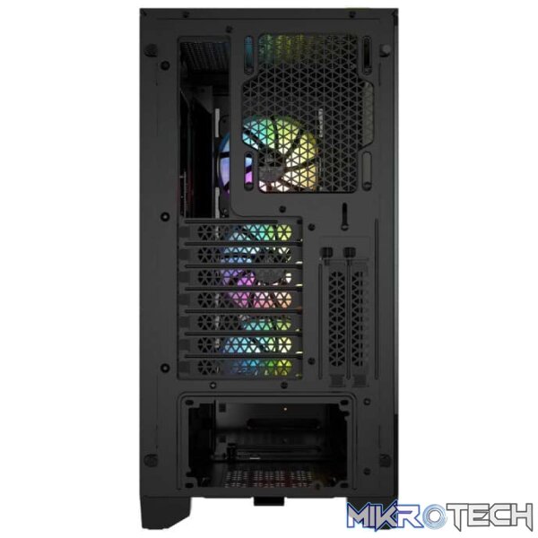 Corsair Carbide series 4000X RGB all black ATX Chassis with front+side dual Tempered glass side panel - Image 5